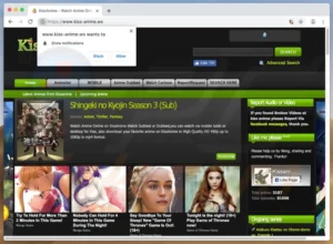 KissAnime Website Review Mobile User Experience